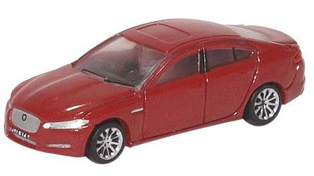 Oxford Diecast NXF001 N Scale 2015 Jaguar XF Sedan - Assembled -- Carnelian Red