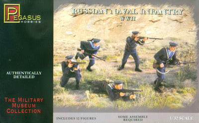 Pegasus Hobbies 3203 1/32 Russian Naval Infantry WWII (12)
