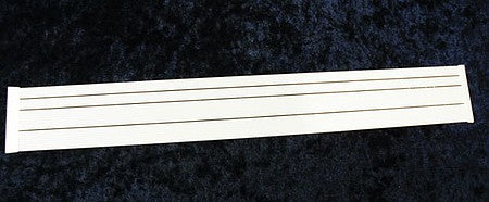 Palace Car Co 3414 HO Scale Side Fluting .020" Thick Styrene -- For Postwar Pullman Cars