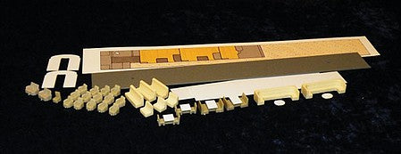 Palace Car Co 9809 HO Scale Streamlined Car Interior - Kit -- Fits Train Station Products Core Kit - Sleeper-Lounge (Up to 6 DB)