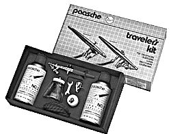 Paasche Airbrush 11 All Scale Airbrushes VL Series -- Travel Set VL#3