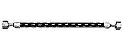 Paasche Airbrush 2118 All Scale Painting Supplies -- Braided Air Hose w/Couplings 1/8" Diameter, 8' Long