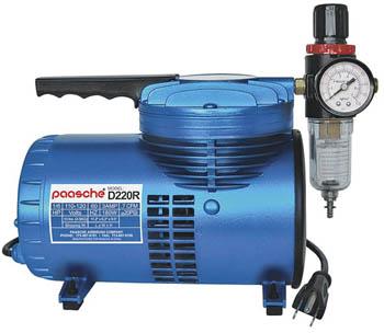 Paasche Airbrush D220R All Scale 1/6 HP Diaphragm Cmprssr