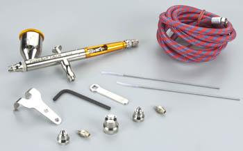 Paasche Airbrush TG3F All Scale Airbrush -- Talon Set w/3 Heads (.25, .38, .66mm) and Fan Aircap