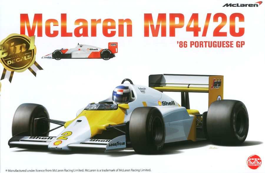 Platz Models 20001 1/20 McLaren MP4/2C 1986 Portuguese GP Race Car