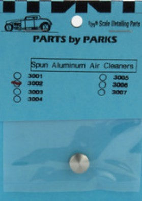 Parts By Parks 3002 1/24-1/25 Air Cleaner 7/16 x 5/32 (Spun Aluminum)