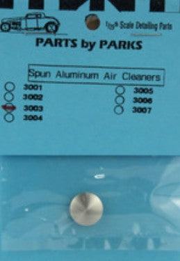 Parts By Parks 3003 1/24-1/25 Air Cleaner 9/16 x 5/32 (Spun Aluminum)