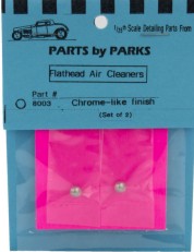 Parts By Parks 8003 1/24-1/25 Flathead Air Cleaner (Spun Aluminum) (2)