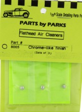 Parts By Parks 8005 1/24-1/25 Flathead Air Cleaner (Chrome Finish) (3)