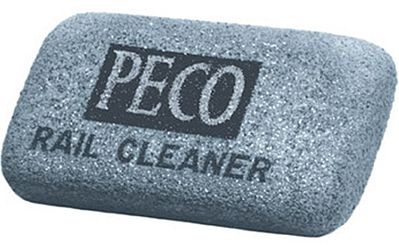 Peco PL41 All Scale Abrasive Rubber Block -- Rail & Track Cleaner