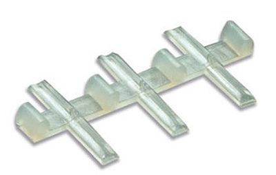 Peco SL111 HO Scale Code 75 Rail Joiners -- Nylon-Insulated