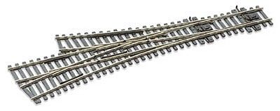 Peco SLE199 HO Scale Code 75 Staggered 3-Way Turnout w/Electrofrog