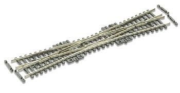 Peco SLE380F N Scale Single Slip Switch w/Code 55 Rail, Electrofrog -- 10-Degree Crossing Angle