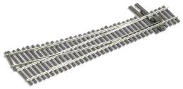 Peco SLE8351 HO Scale North American-Style Code 83 #5 Turnout - Streamline -- Right Hand, Electrofrog