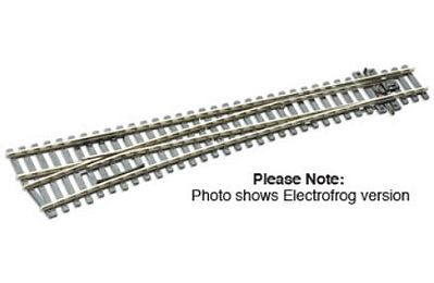 Peco SLE89 HO Scale Code 100 Streamline Large Radius Turnout -- Left Hand, Electrofrog