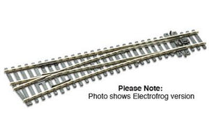 Peco SLE96 HO Scale Code 100 Medium Radius Turnout - Streamline -- Left Hand, Electrofrog