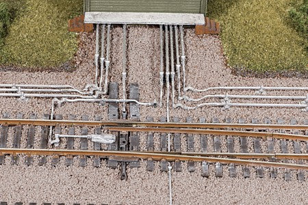 Peco SS89 HO Scale Interlocking Tower Turnout Rods (Point Rodding/Switch Pipes) - Wills -- Kit