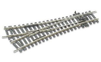 Peco ST247 HO Scale Code 100 Setrack -- Medium-Radius Wye Insulfrog 6-11/16" 170mm Long, 33-27/32" 85.96cm Radius
