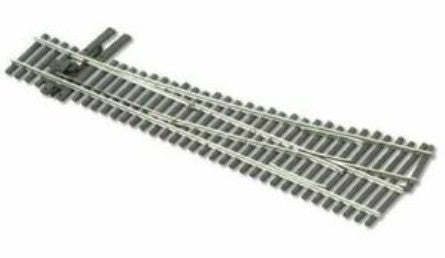 Peco SLE8352 HO Code 83 Nickel Silver #5 Left Hand Turnout w/Electrified Frog