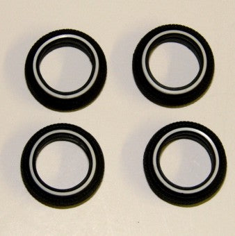 Pegasus Hobbies 1016 1/24-1/25 520 Whitewall Tires (4)