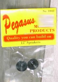 Pegasus Hobbies 1042 1/24-1/25 15" Speakers (2)