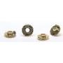 Pegasus Hobbies 1094 1/24-1/25 Gold Disc Brakes w/Molded Caliper (4)