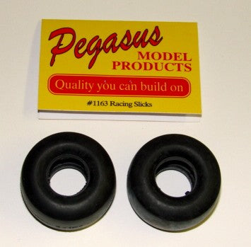 Pegasus Hobbies 1163 1/24-1/25 Racing Tire Slicks (2)