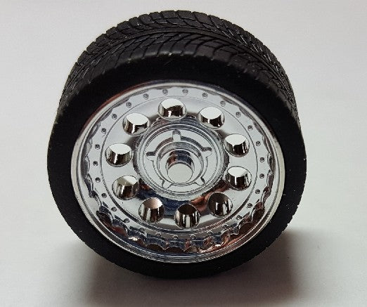 Pegasus Hobbies 1286 1/24-1/25 Magnums 19" Chrome Rims w/Tires (4)
