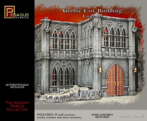 Pegasus Hobbies 4923 28mm Gaming: Gothic City Building Large Set