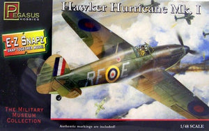 Pegasus Hobbies 8411 1/48 Hawker Hurricane Mk I RAF Fighter (Snap)