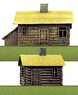Pegasus Hobbies 850 1/144 Russian Farm House (2) (Assembled)