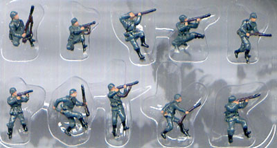 Pegasus Hobbies 851 1/144 German Infantry WWII (10) (Painted)