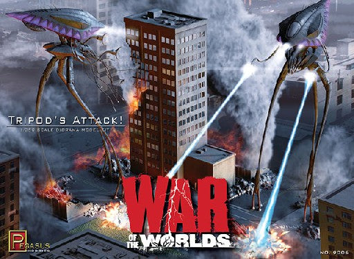 Pegasus Hobbies 9006 1/350 War of the Worlds: Tripod's Attack Diorama