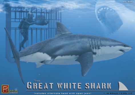 Pegasus Hobbies 9501 1/18 The Great White Shark