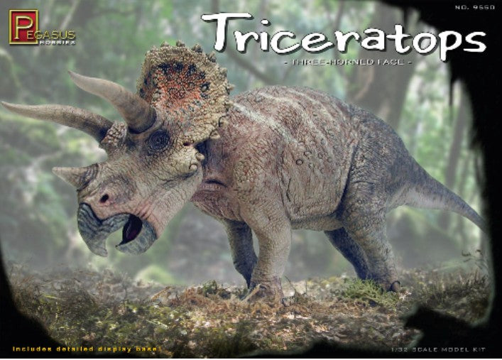 Pegasus Hobbies 9550 1/32 Triceratops Dinosaur