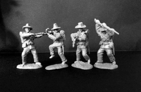 Paragon Scenics 10G 1/32 American Civil War Confederate Soldiers Charging (12)