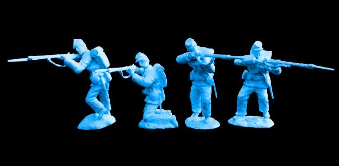 Paragon Scenics 11B 1/32 American Civil War Union Soldiers Firing (12)