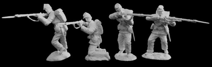 Paragon Scenics 11G 1/32 American Civil War Confederate Soldiers Firing (12)