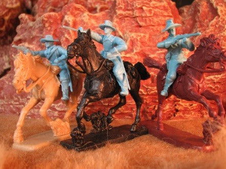 Paragon Scenics 5 1/32 Mounted US Cavalry Soldiers Set #3 (6 Mtd)