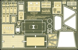 Paragrafix 103 1/24 LiS: Space Pod Photo-Etch & Decal Set for MOE