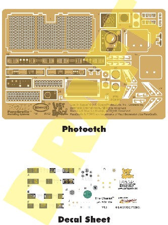 Paragrafix 119 1/24 LiS: Chariot Photo-Etch & Decal Set for MOE