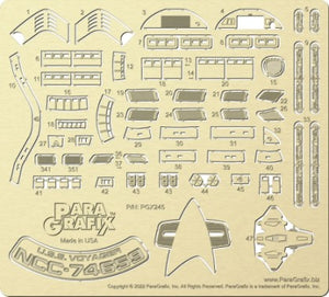 Paragrafix 245 1/1000 Star Trek: USS Voyager Photo-Etch Set for PLL