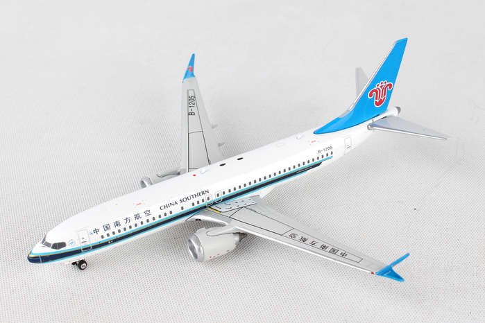 Phoenix Diecast PH1720 China Southern 737Max8 1/400 Reg#B-1205