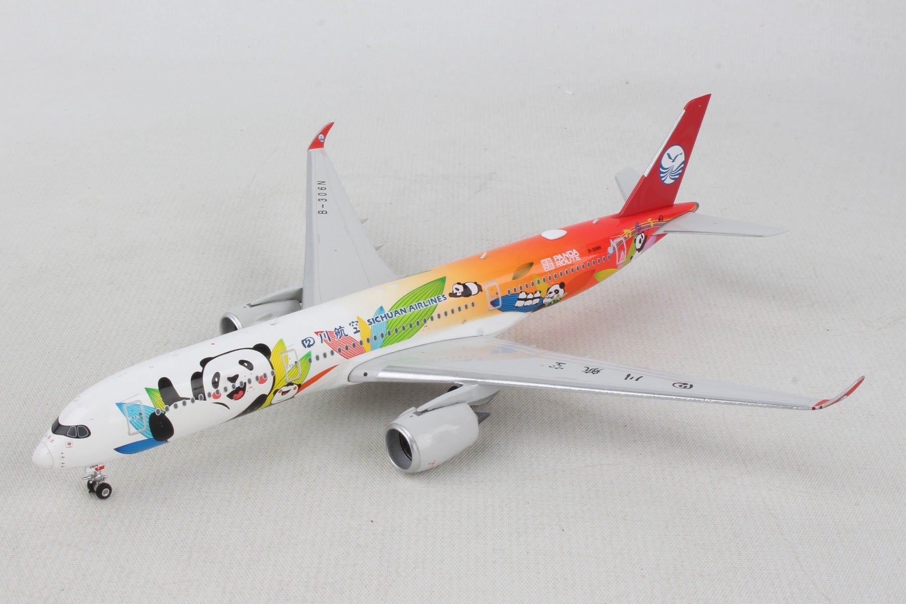 Phoenix Diecast PH1922 Sichuan A350-900 1/400 Panda Reg#B-306N