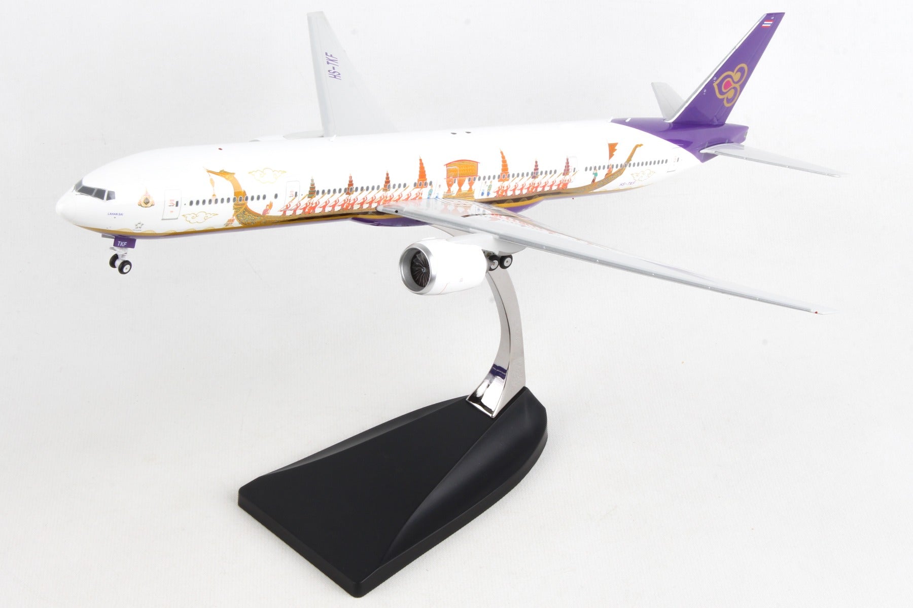 Phoenix Diecast PH2THA296 Thai 777-300Er 1/200 Royal Barge Reg#Hs-Tkf