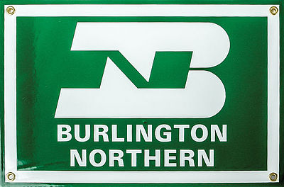 Phil Derrig Designs 103 All Scale Railroad Sign -- Burlington Northern