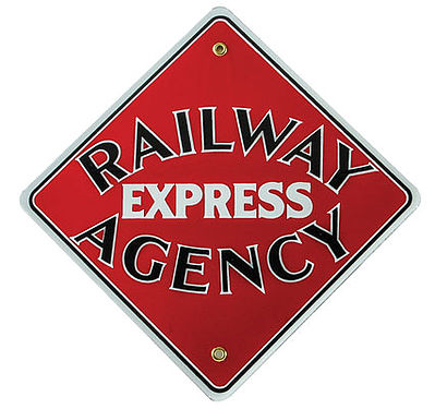 Phil Derrig Designs 104 All Scale Railroad Sign -- Railway Express Agency