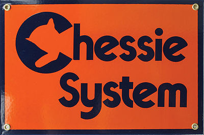 Phil Derrig Designs 205 All Scale Railroad Sign -- Chessie System - 8 x 12"