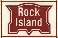 Phil Derrig Designs 210 All Scale Railroad Sign -- Rock Island - 8 x 12"