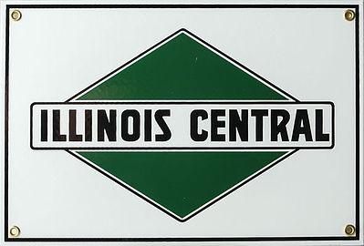 Phil Derrig Designs 213 All Scale Railroad Sign -- Illinois Central